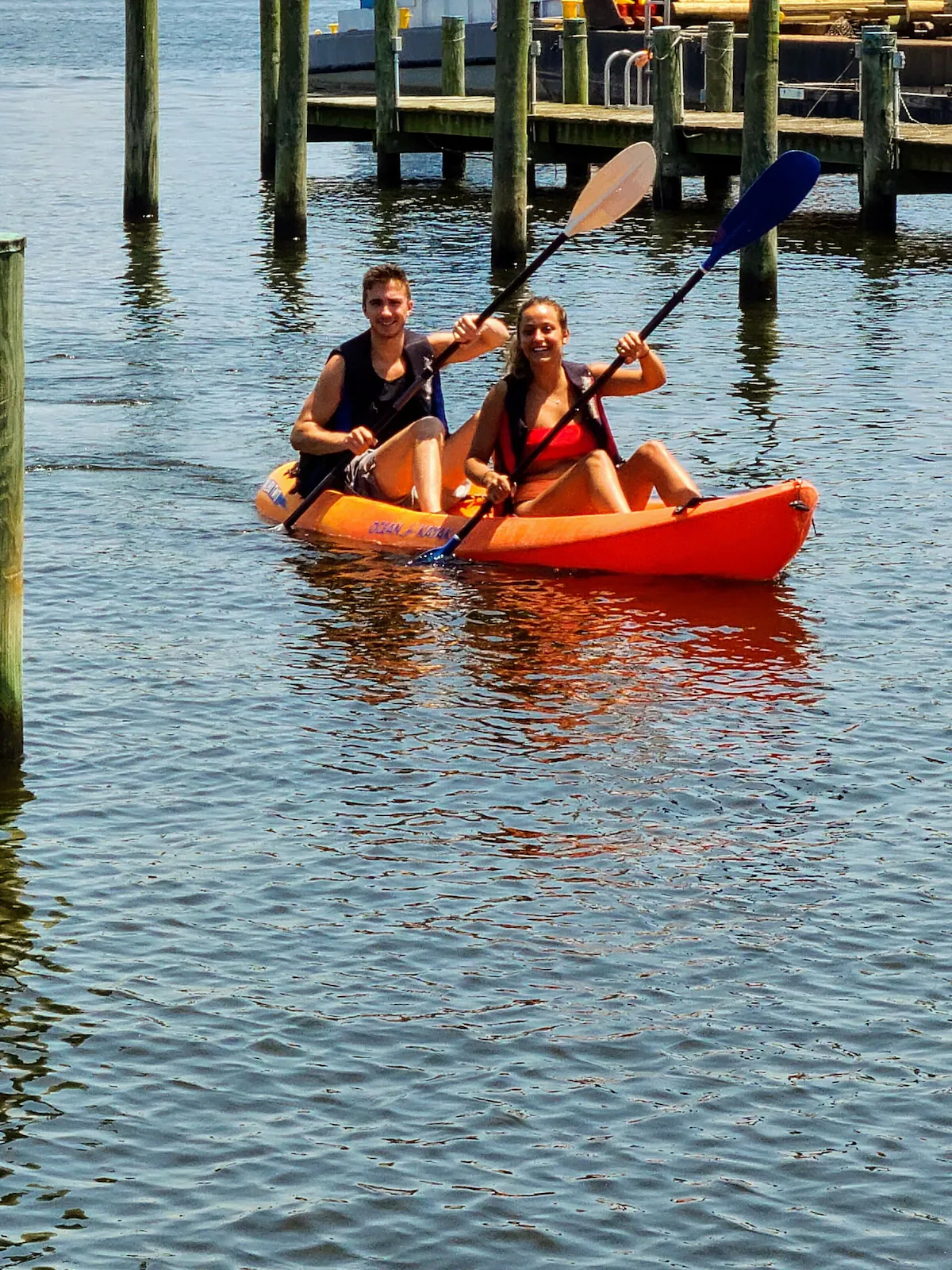 Kayaking on the river!